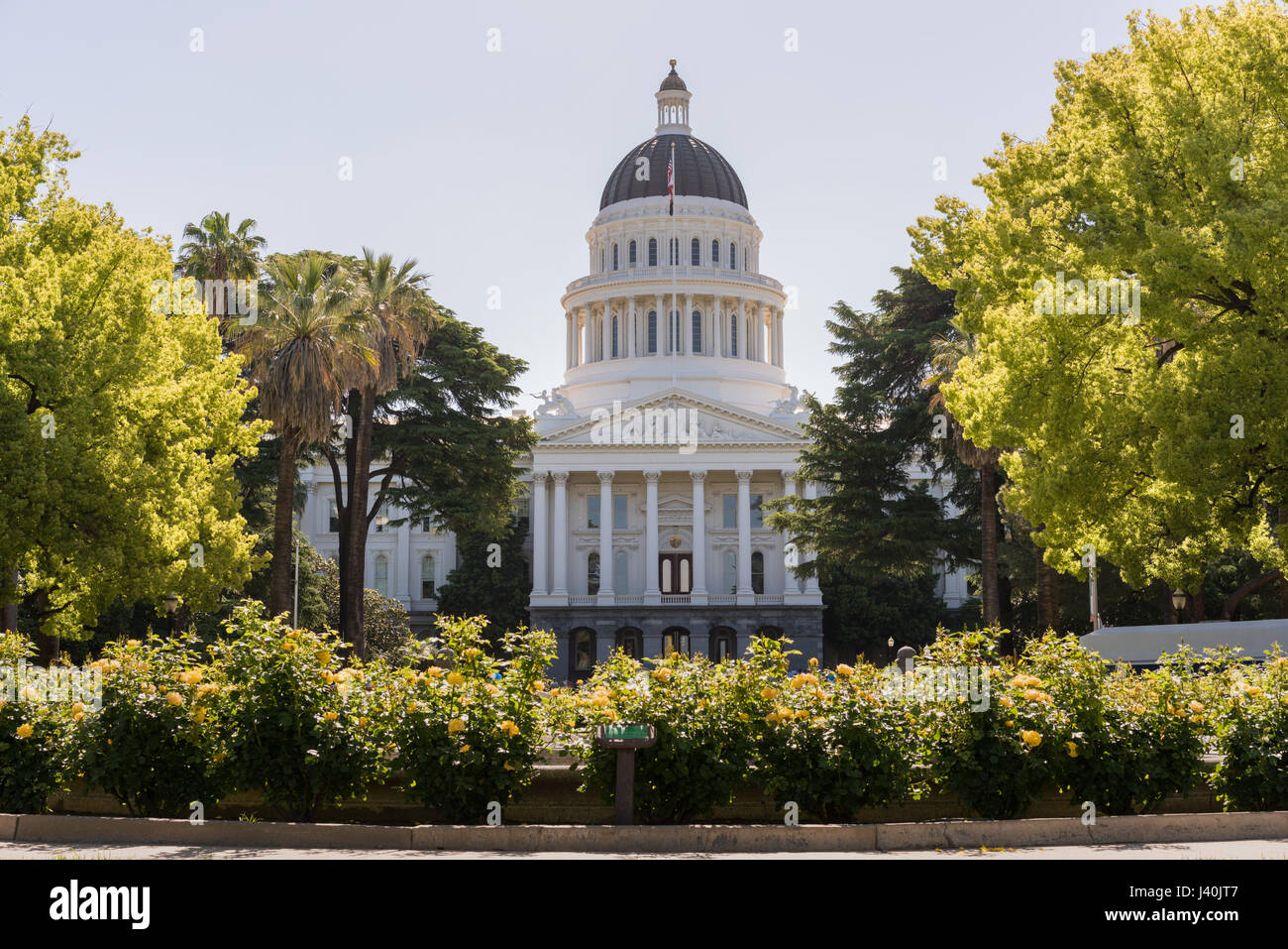California State Capitol building in Sacramento Stock Photo
