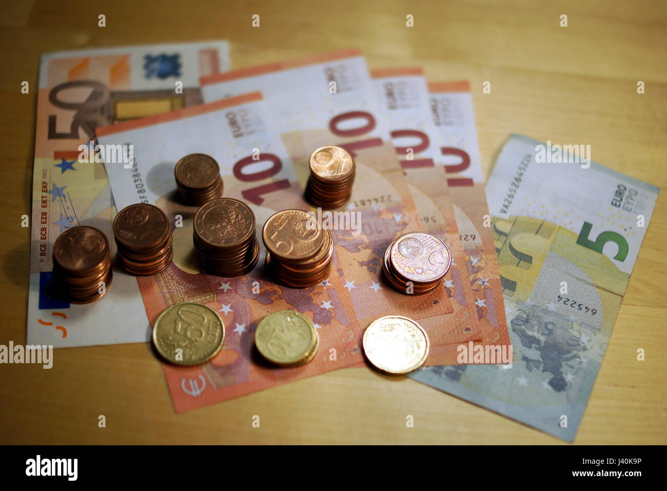 Counting money Stock Photo