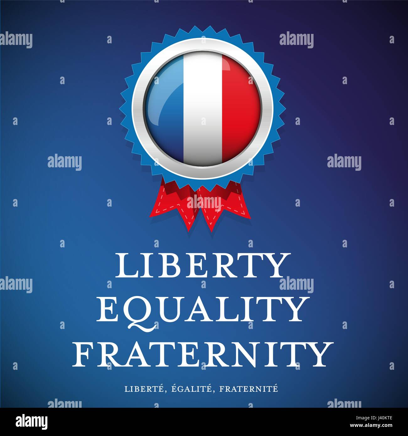 Fancy kjole Grøn baggrund gået vanvittigt France glag - Liberty, equality, fraternity Stock Vector Image & Art - Alamy