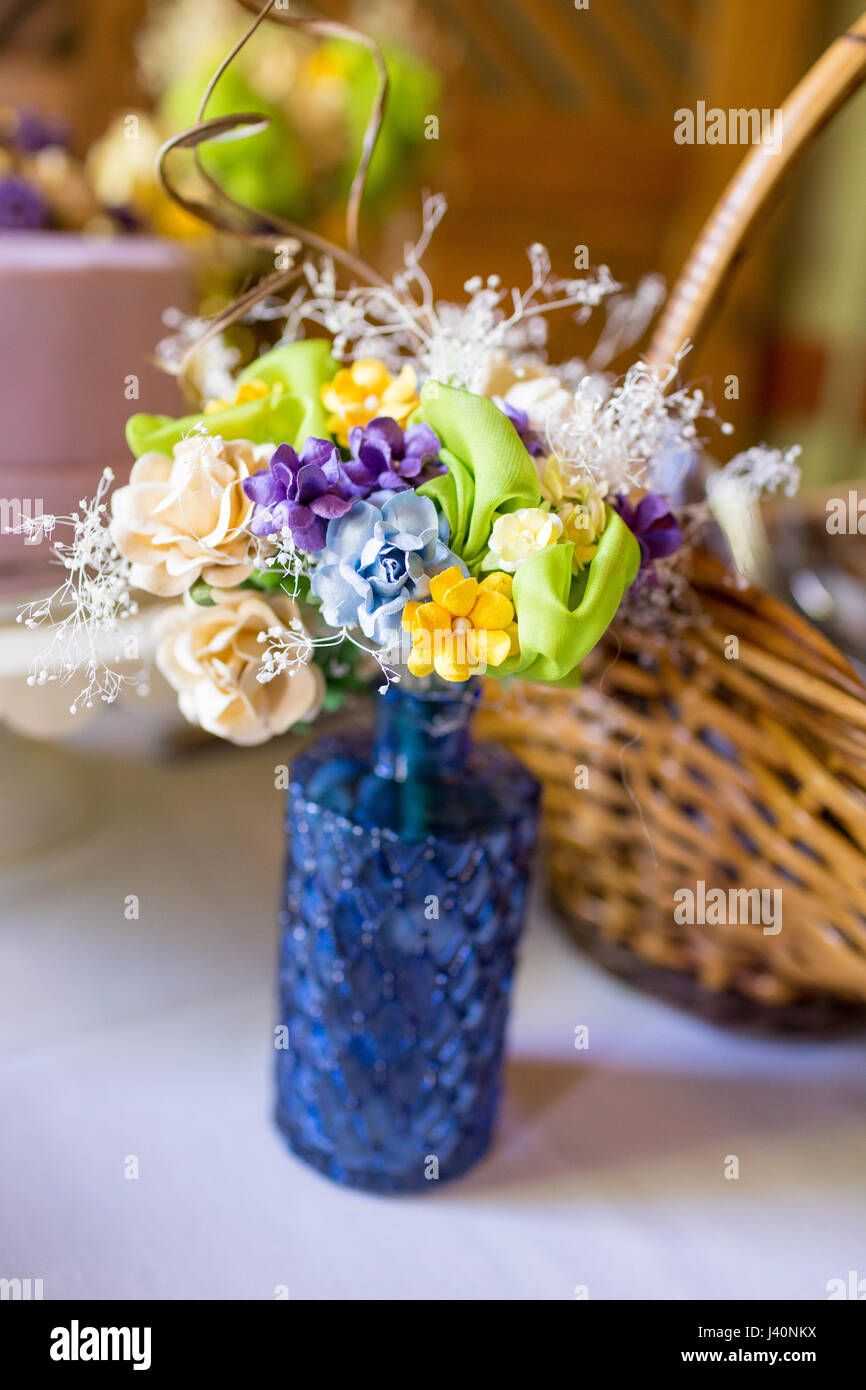Wedding Flower Decorations Stock Photo Alamy
