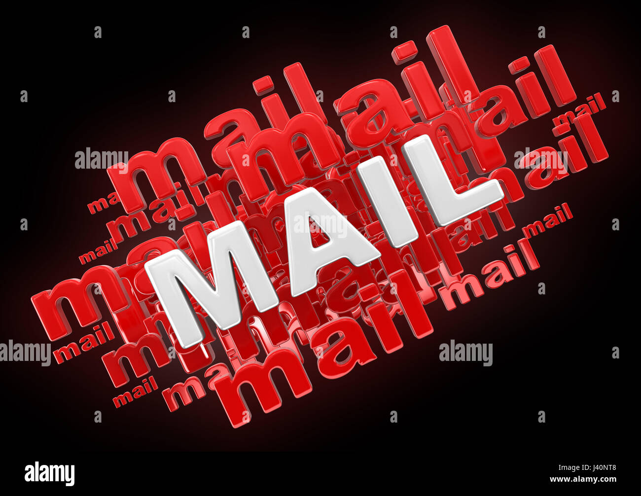 Mail. Image with clipping path Stock Photo - Alamy