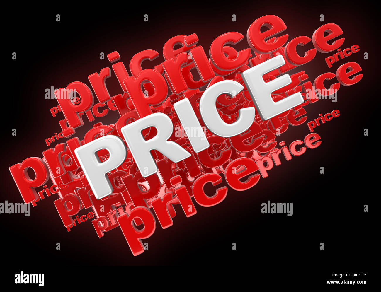 Word price. Image with clipping path Stock Photo Alamy