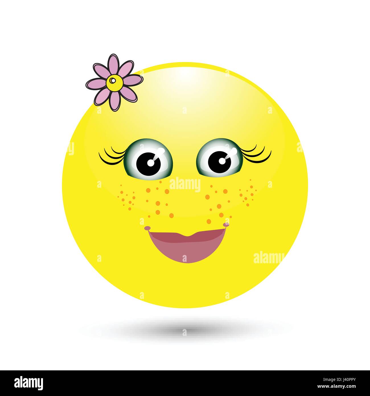 SMILE ICON. ILLUSTRATION FOR YOUR DESIGN Stock Vector Image & Art - Alamy