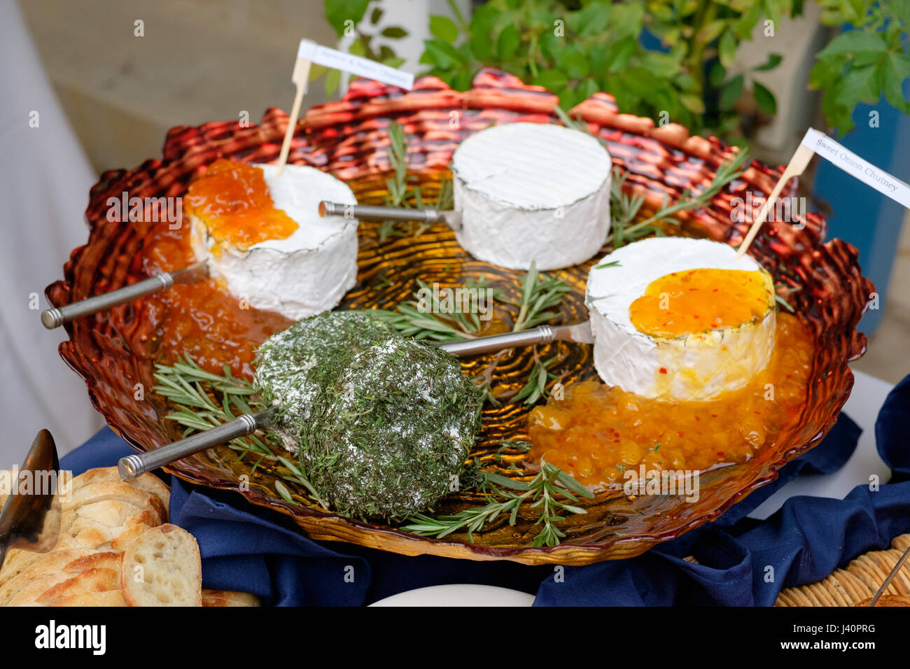 Wedding Reception Buffet Food Stock Photo - Alamy