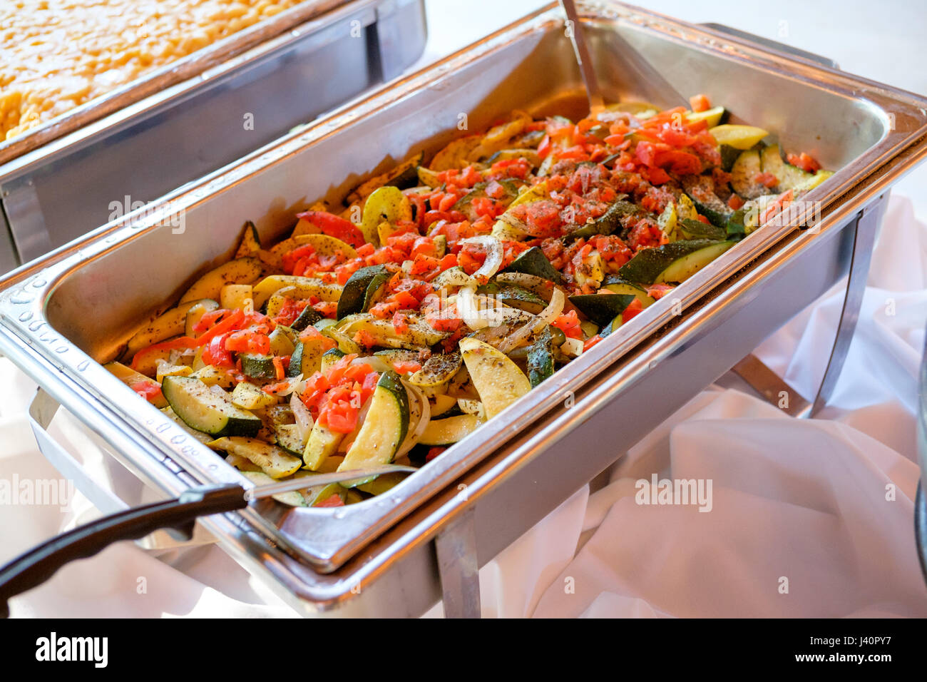 Wedding Reception Buffet Food Stock Photo - Alamy