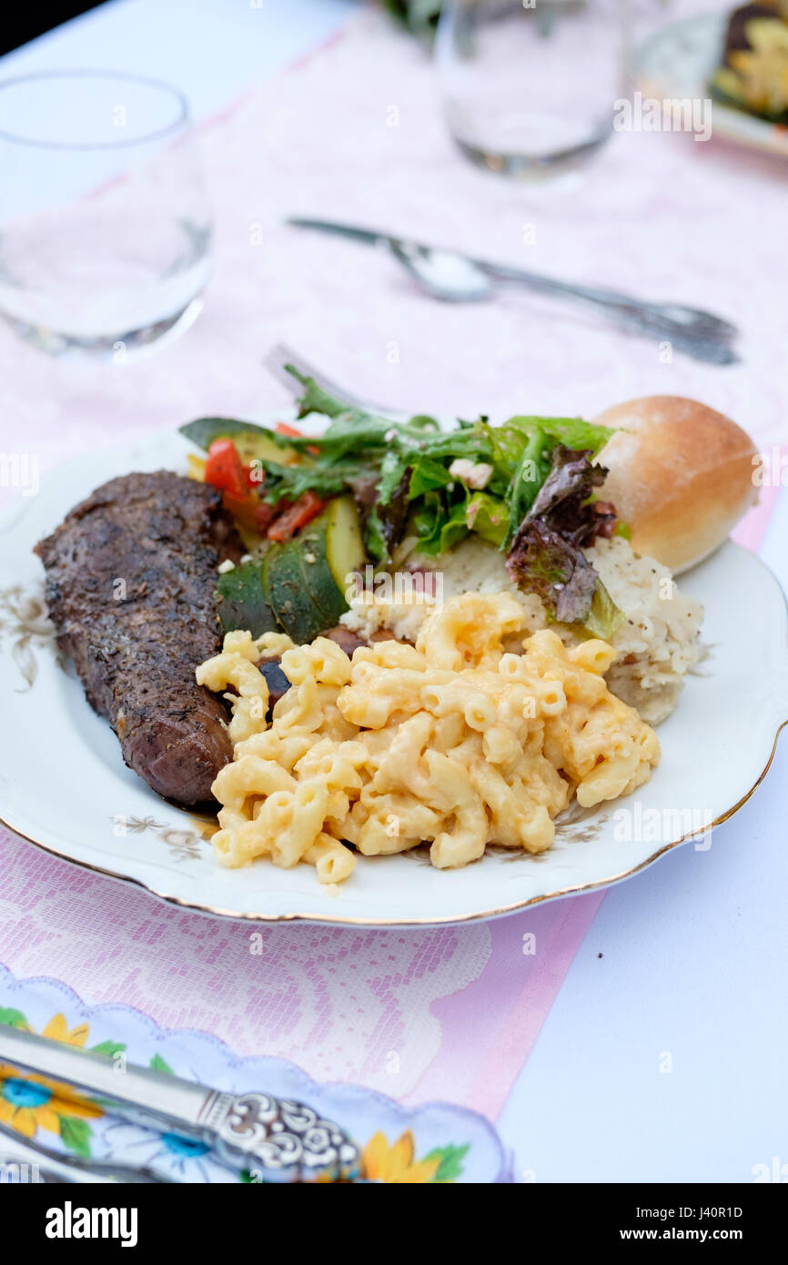 Wedding Reception Buffet Food Stock Photo - Alamy