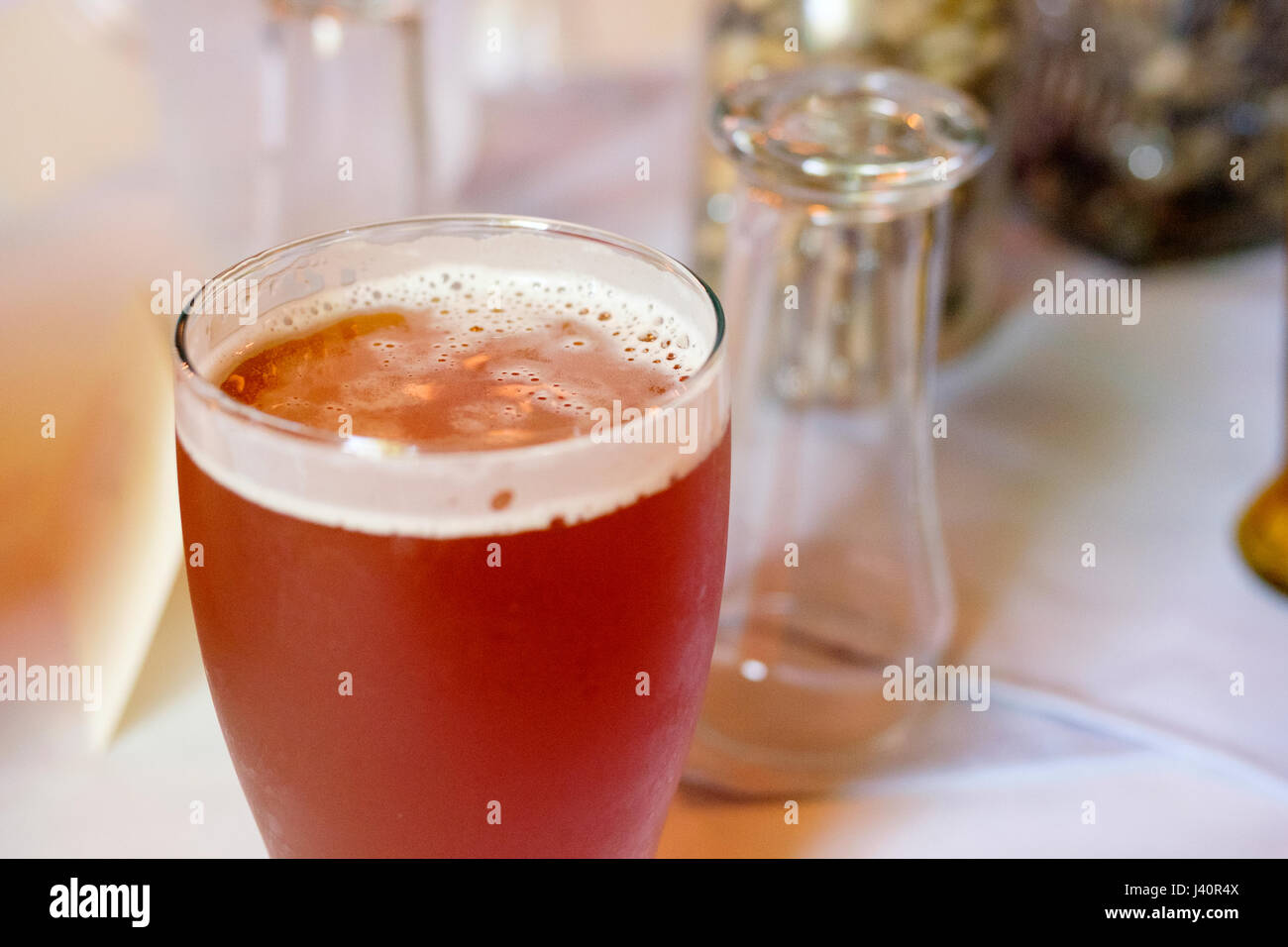 Craft Beer IPA at Wedding Reception Stock Photo Alamy