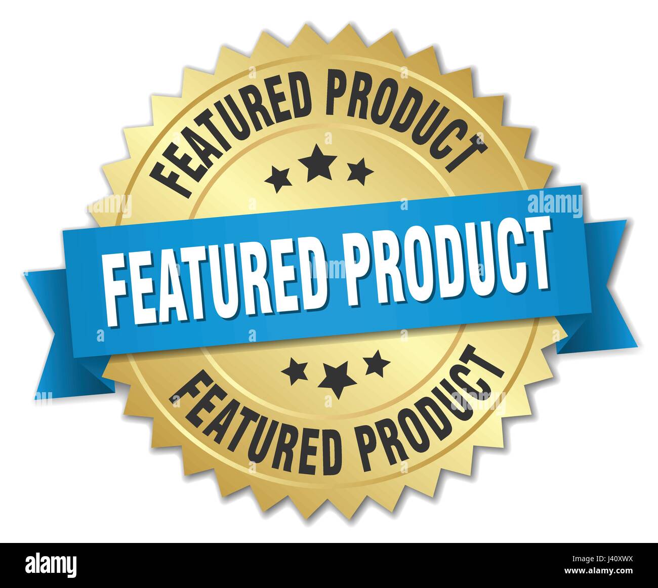 Featured badge hi-res stock photography and images - Alamy