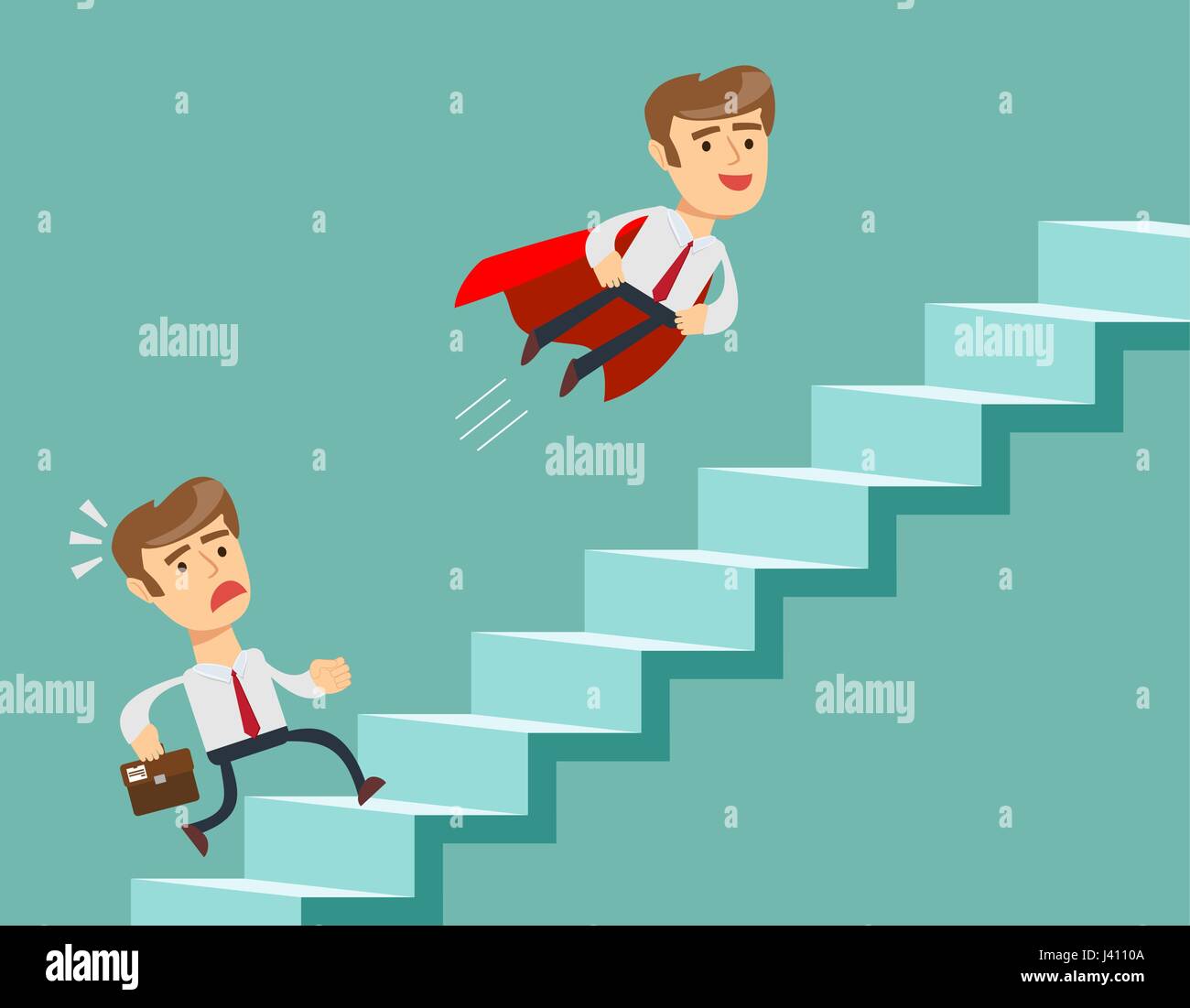 Business people race businesspeople Stock Vector Images - Alamy