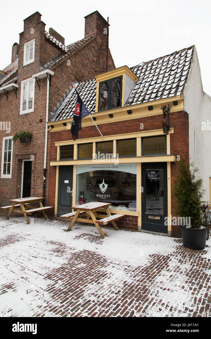 The premises of Rock City Beers in Amersfoort, the Netherlands. They company is a craft brewery. Stock Photo