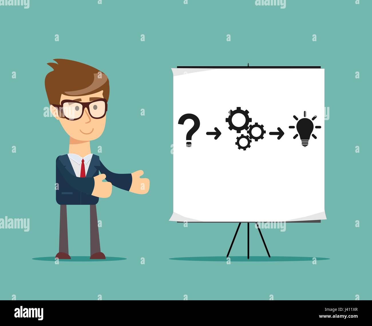 Presenting Problem Animation Approach to a problem Stock Vector Images - Alamy