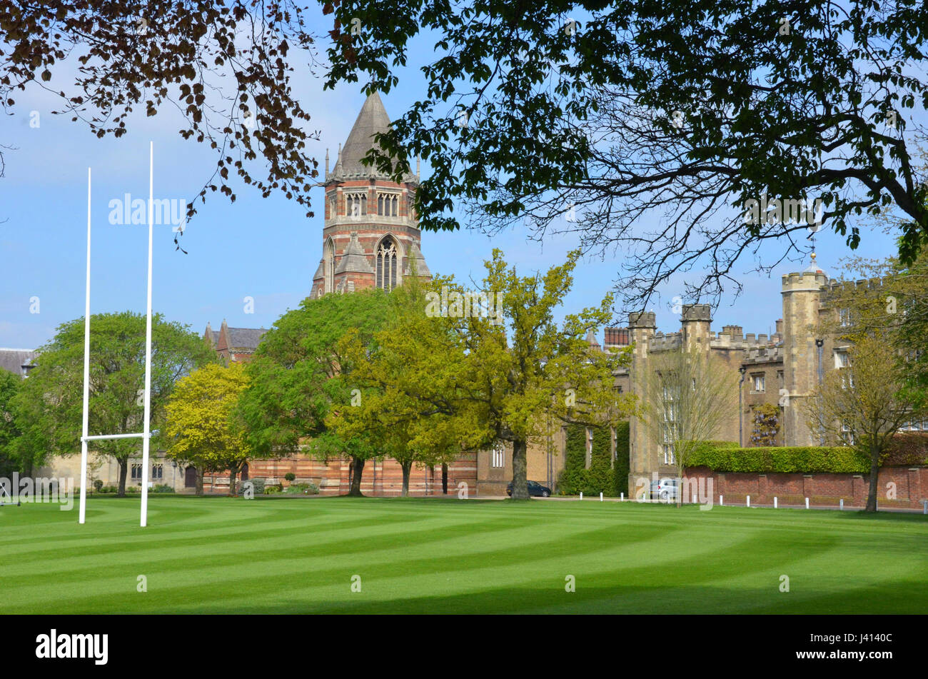 The Close at Rugby School, Warwickshire, England Stock Photo