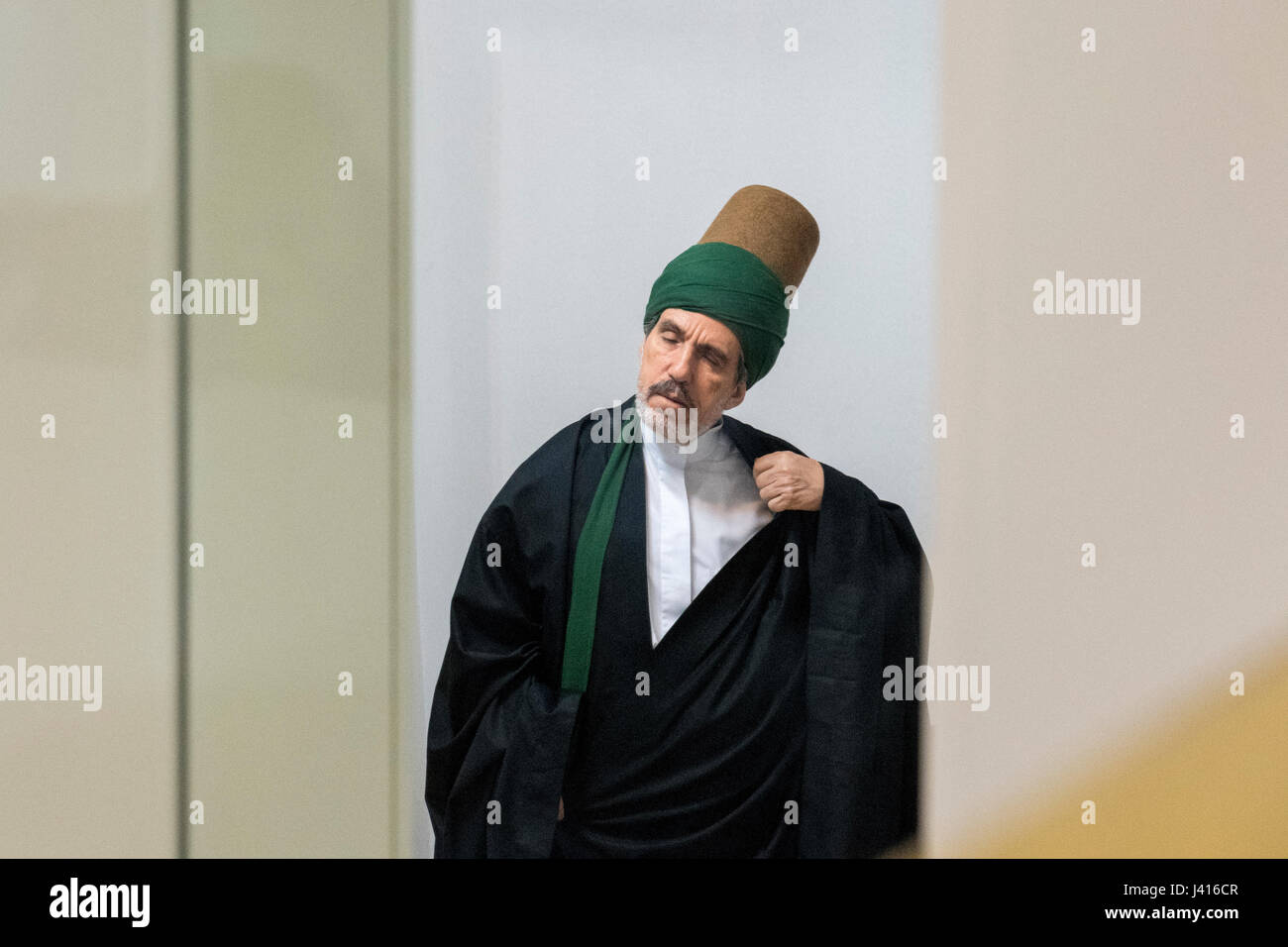 Yakup Koyuncu, known as Yakup Baba (an honorific name meaning father) owns a building in which dervishes belonging to the Helvati Sufi sect gather. Ev Stock Photo