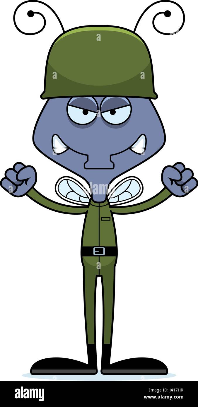 A cartoon soldier fly looking angry Stock Vector Image & Art - Alamy