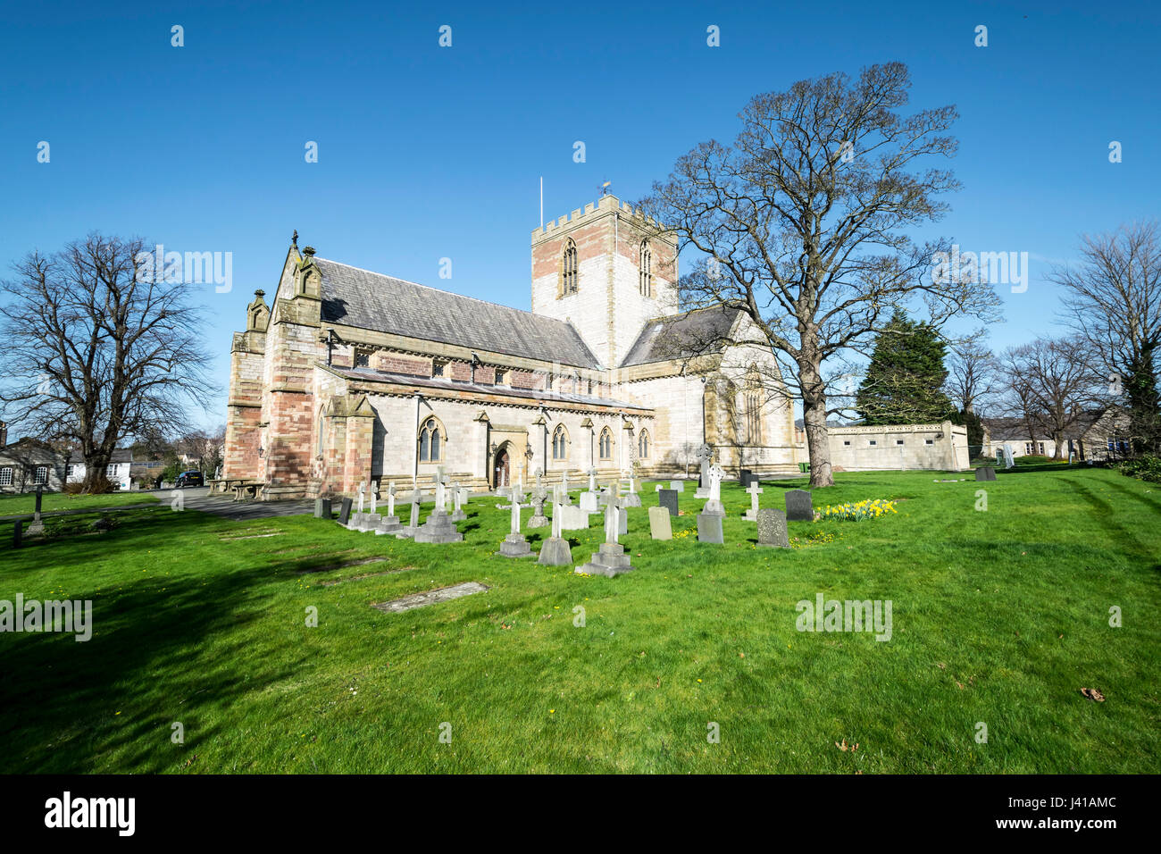St Asaph Cathedral in Denbighshire North Wales Stock Photo Alamy