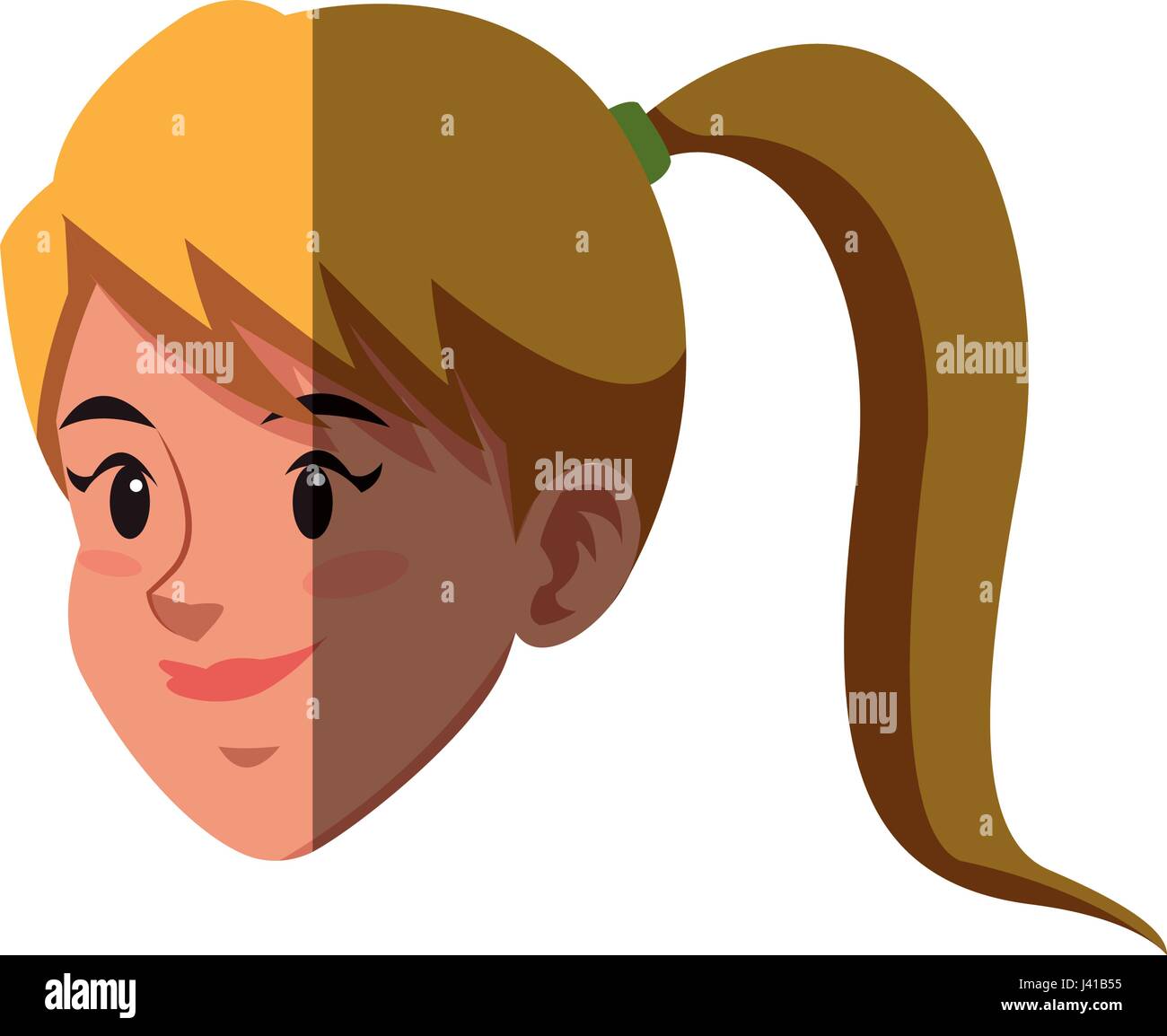 character face girl model lifestyle Stock Vector Image & Art - Alamy