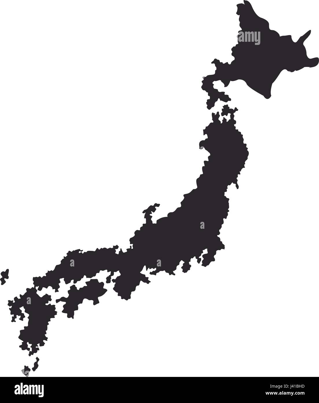 japanese map island tourims destination Stock Vector Image & Art Alamy