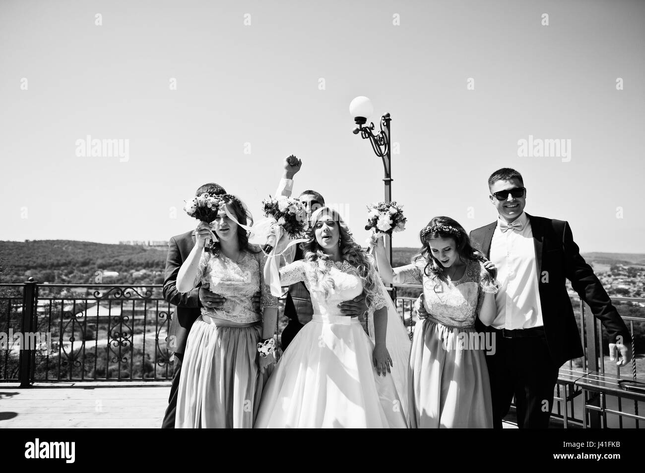 Wedding wedding dresses Black and White Stock Photos & Images - Alamy