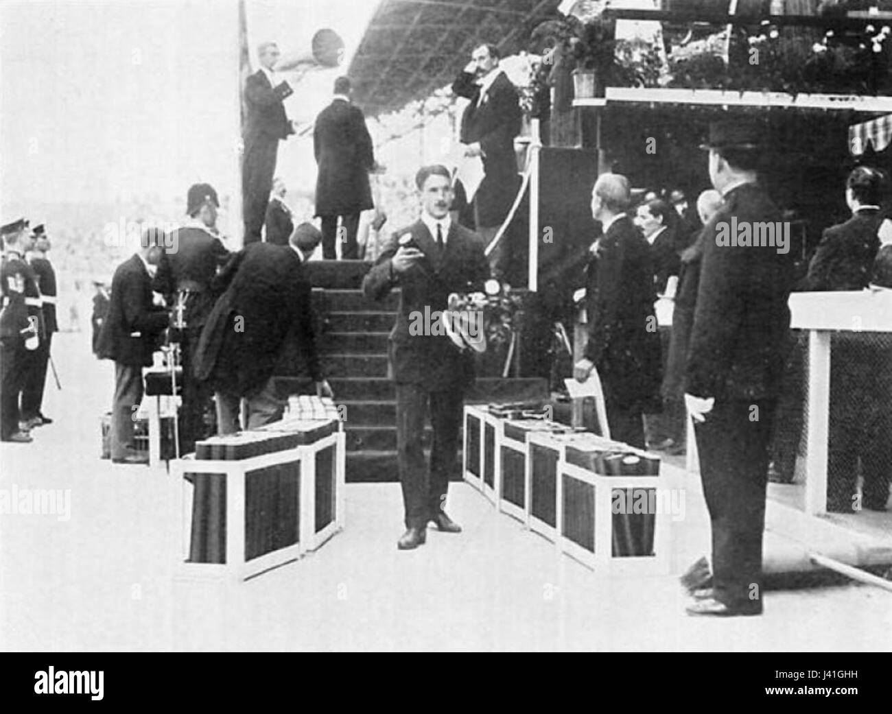 London 1908 Halswelle Stock Photo