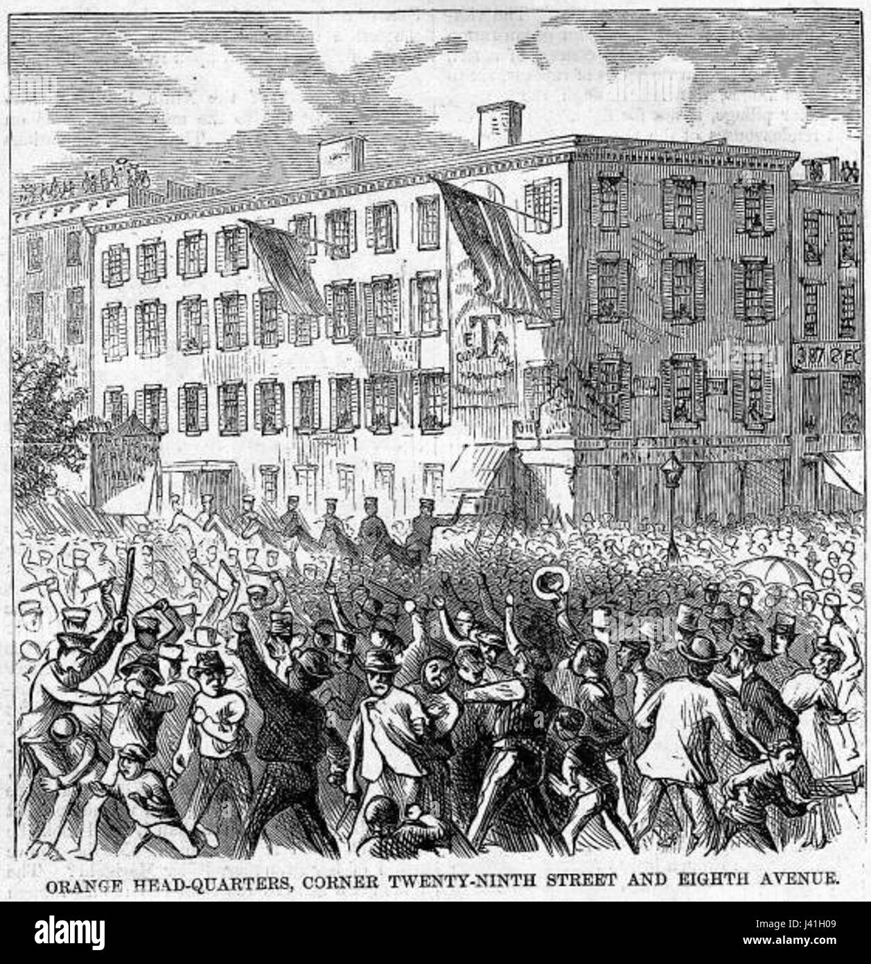 Lamartine Hall Orange headquarters Stock Photo Alamy