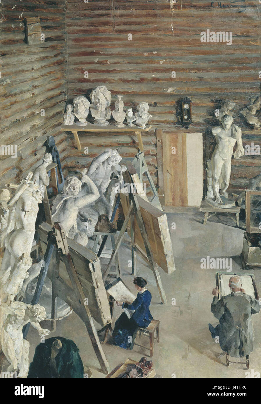 Malyutin Sergey Sculptor Studio Stock Photo Alamy