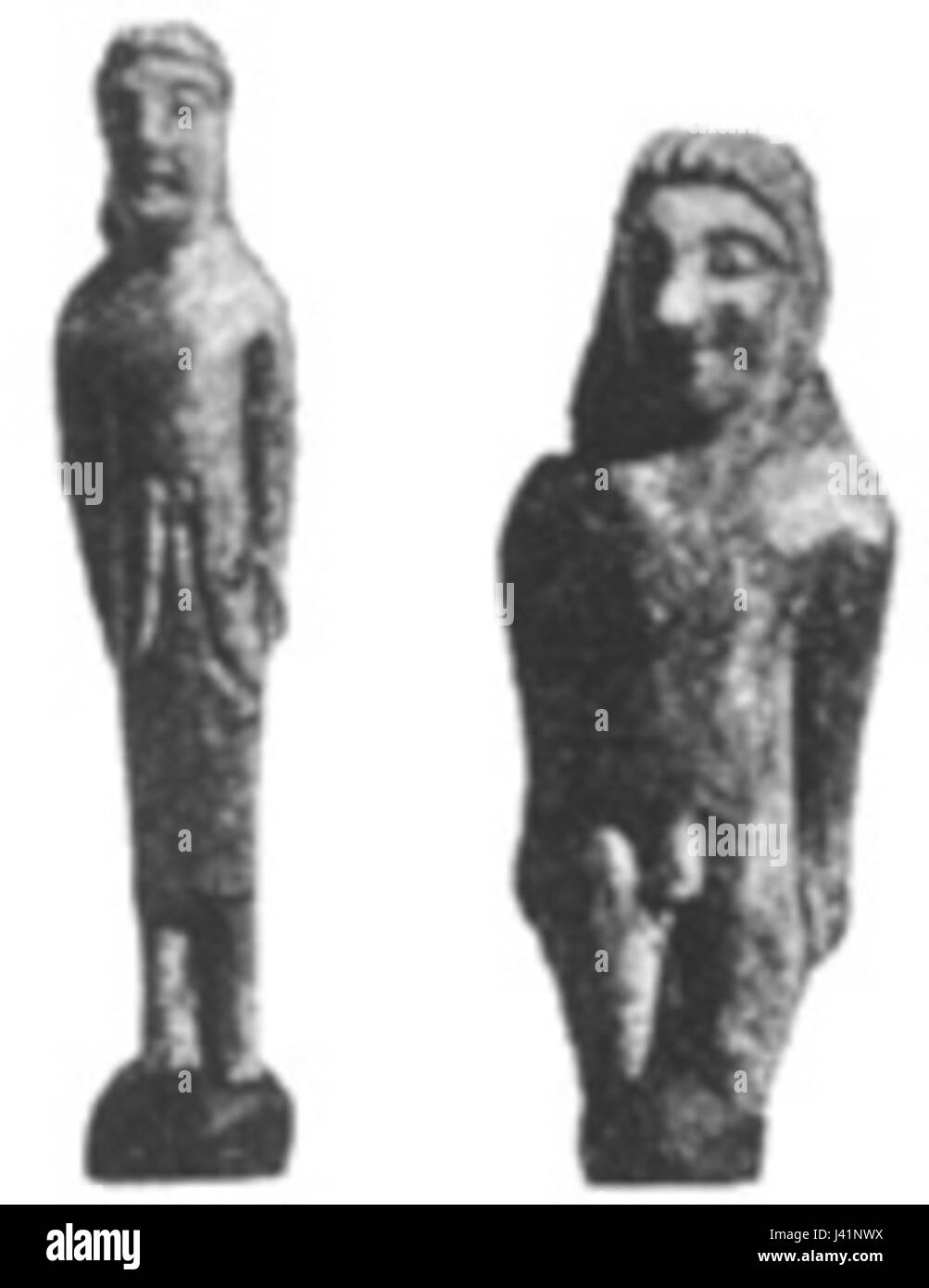 Mesopotamian statues Black and White Stock Photos & Images - Alamy
