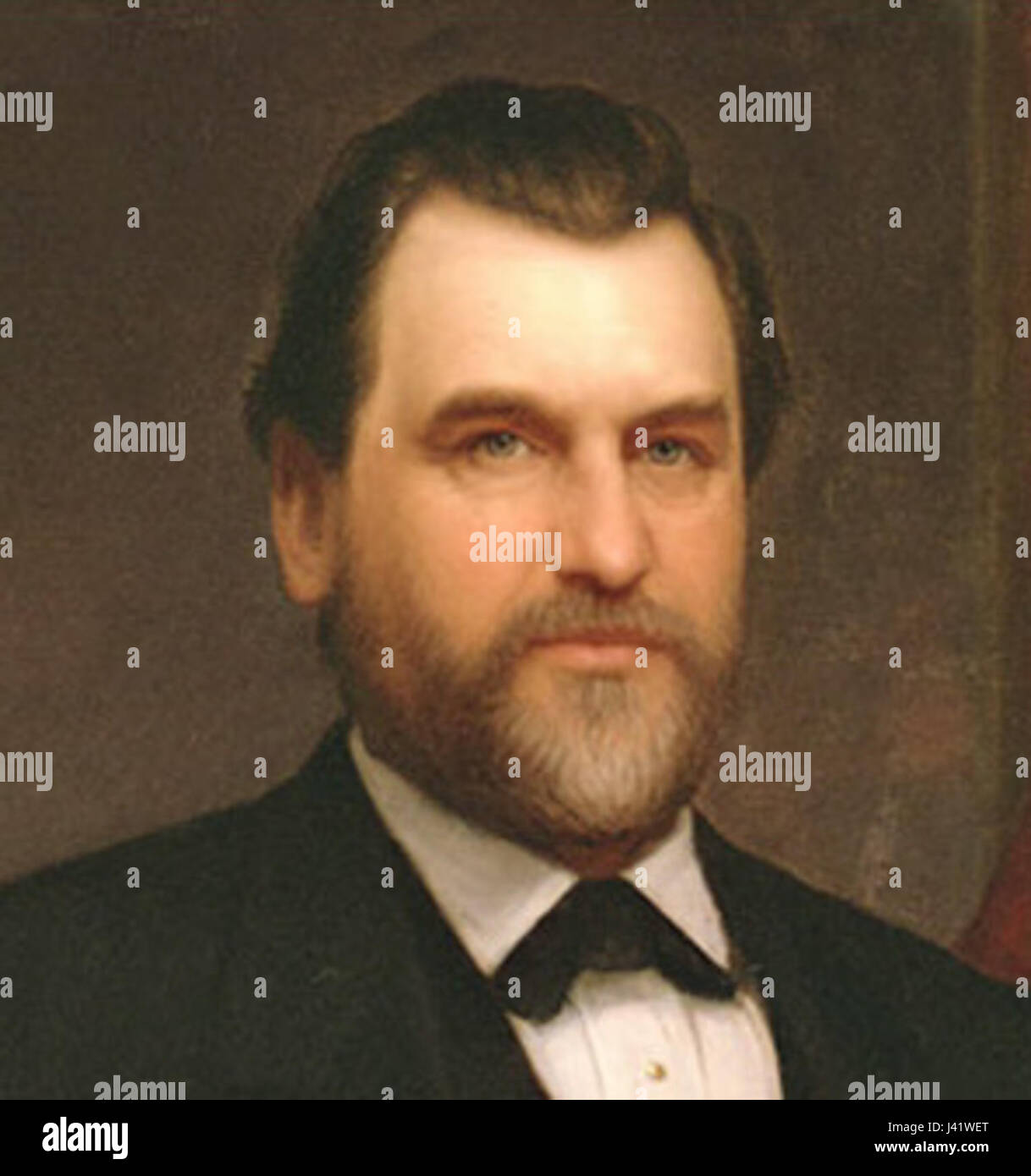 Leland Stanford Governor Stock Photo
