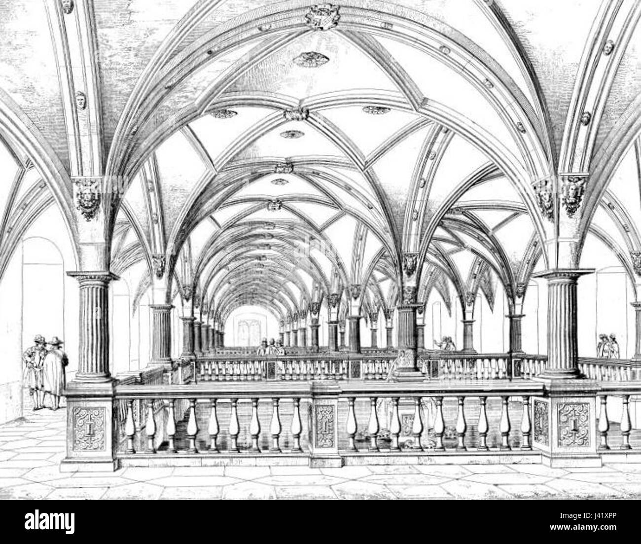 Lusthaus Bassin Hall Stock Photo Alamy