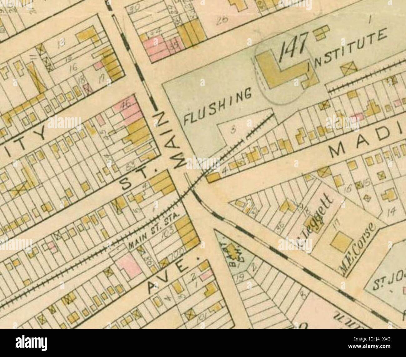 Old map of flushing hires stock photography and images Alamy