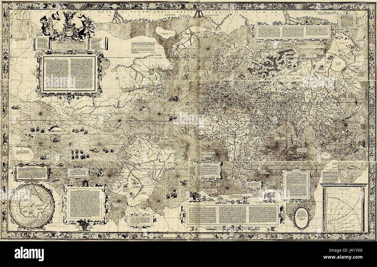 Mercator 1569 World Map High Resolution Mercator Map 1569 High Resolution Stock Photography And Images - Alamy