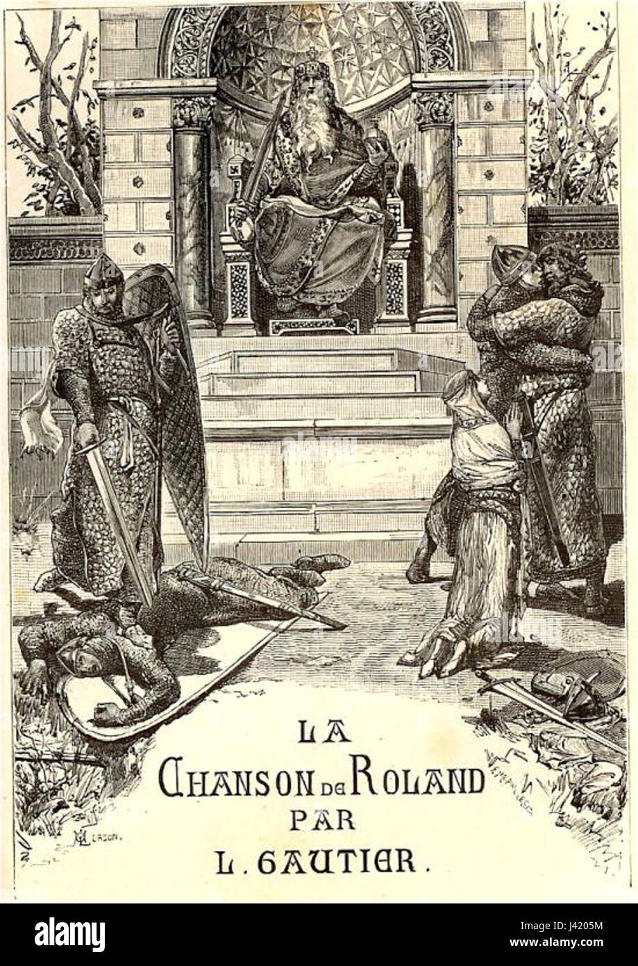 French knight roland de roncevaux hi-res stock photography and images ...