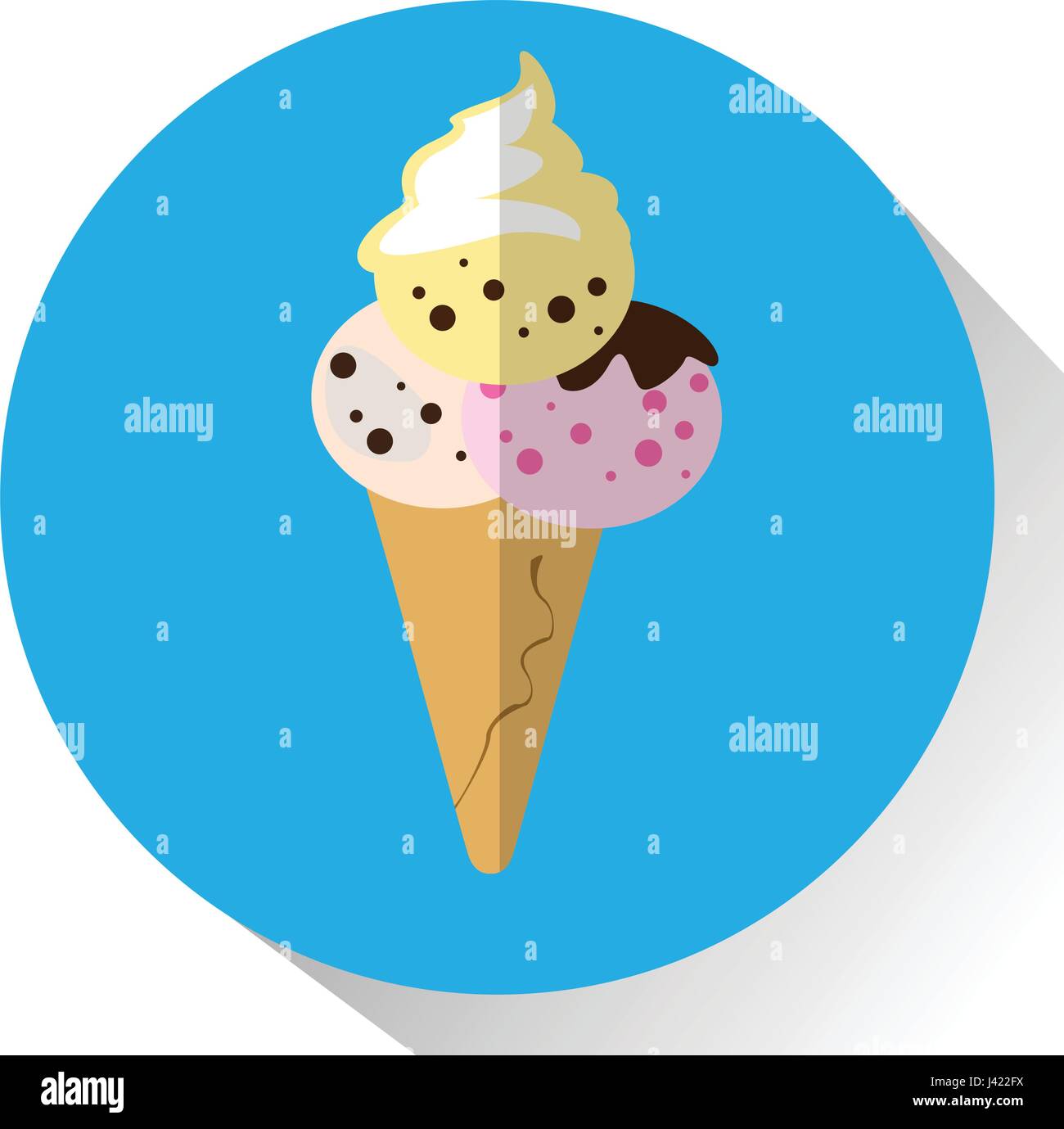 Isolated ice cream Stock Vector Image & Art - Alamy