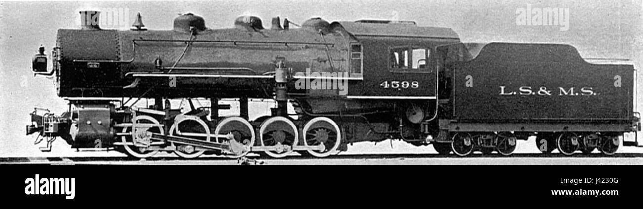 The Lake Shore & Michigan Southern 0-10-0 Decapod locomotive 4598 ...