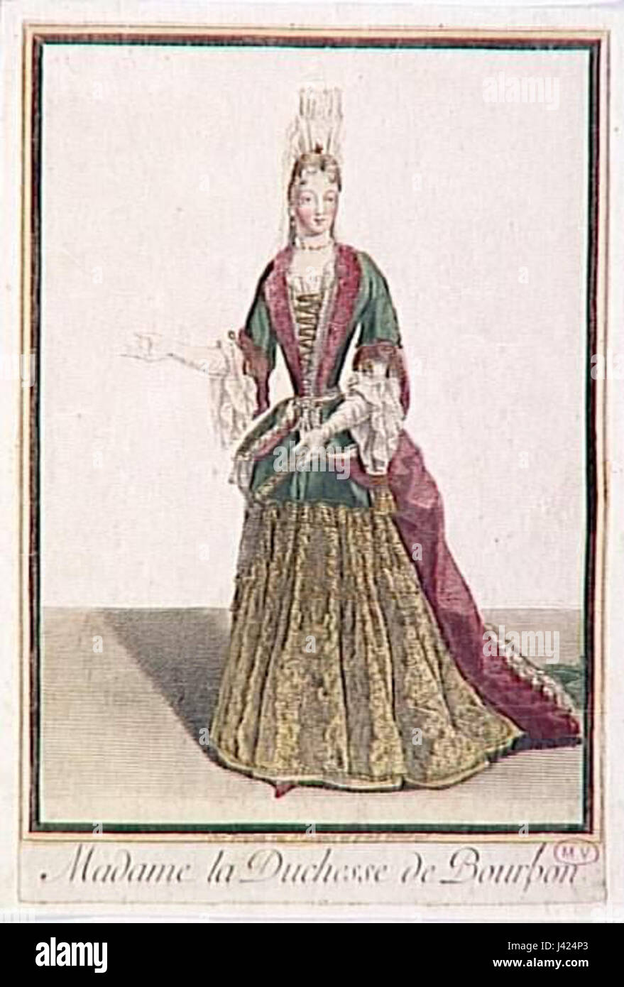 Madame la Duchesse de Bourbon (1673 1743 Stock Photo Alamy