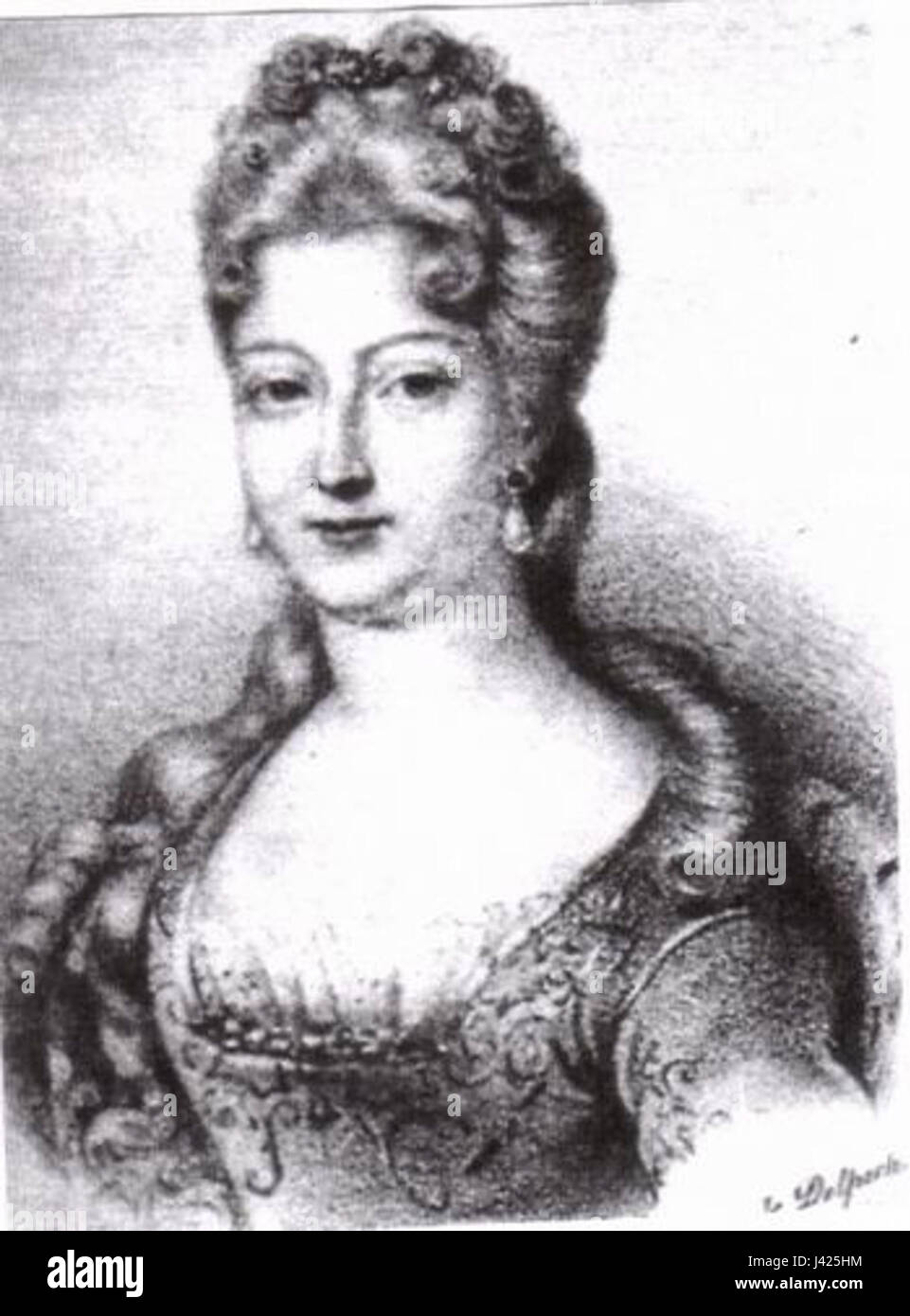 Marie Louise Elisabeth de Orleans1 Stock Photo Alamy