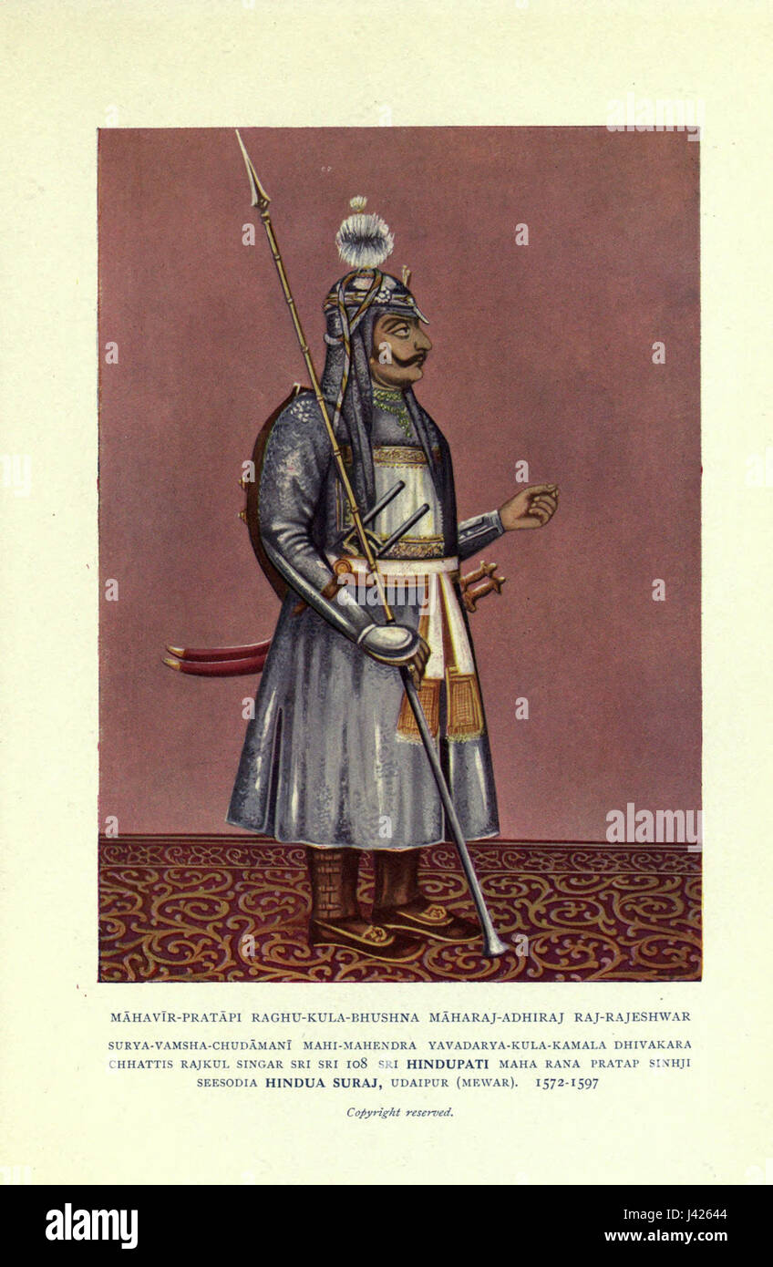 Si Rana Prota Maha Rana Pratap Singh Stock Photo - Alamy
