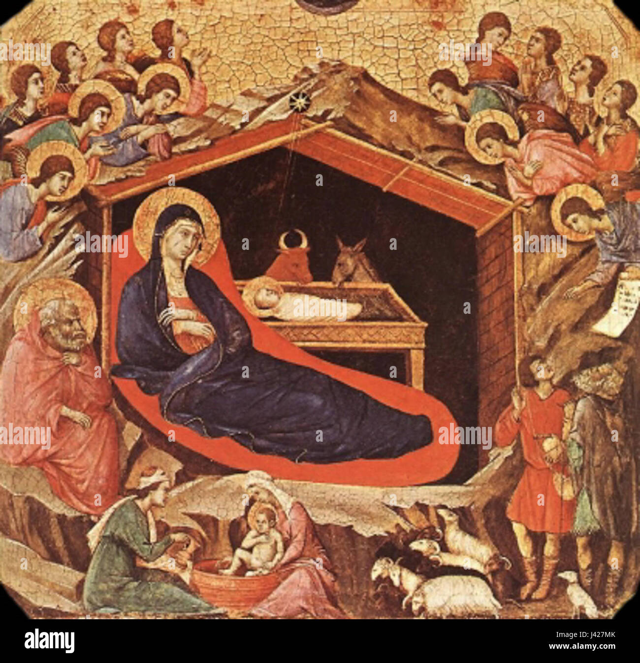 The Maesta is an iconic altarpiece painted by Italian artist Duccio di ...