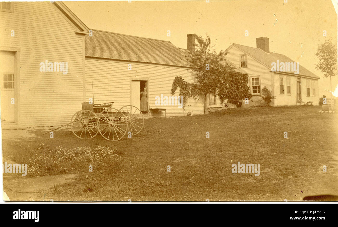Leavitt farm Turner Maine Stock Photo Alamy