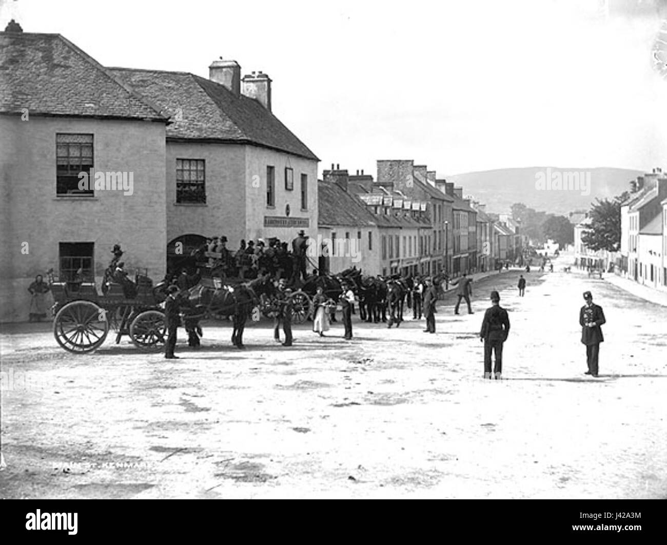 Main Street Kenmare Ireland between 1880 and 1914 Stock Photo Alamy