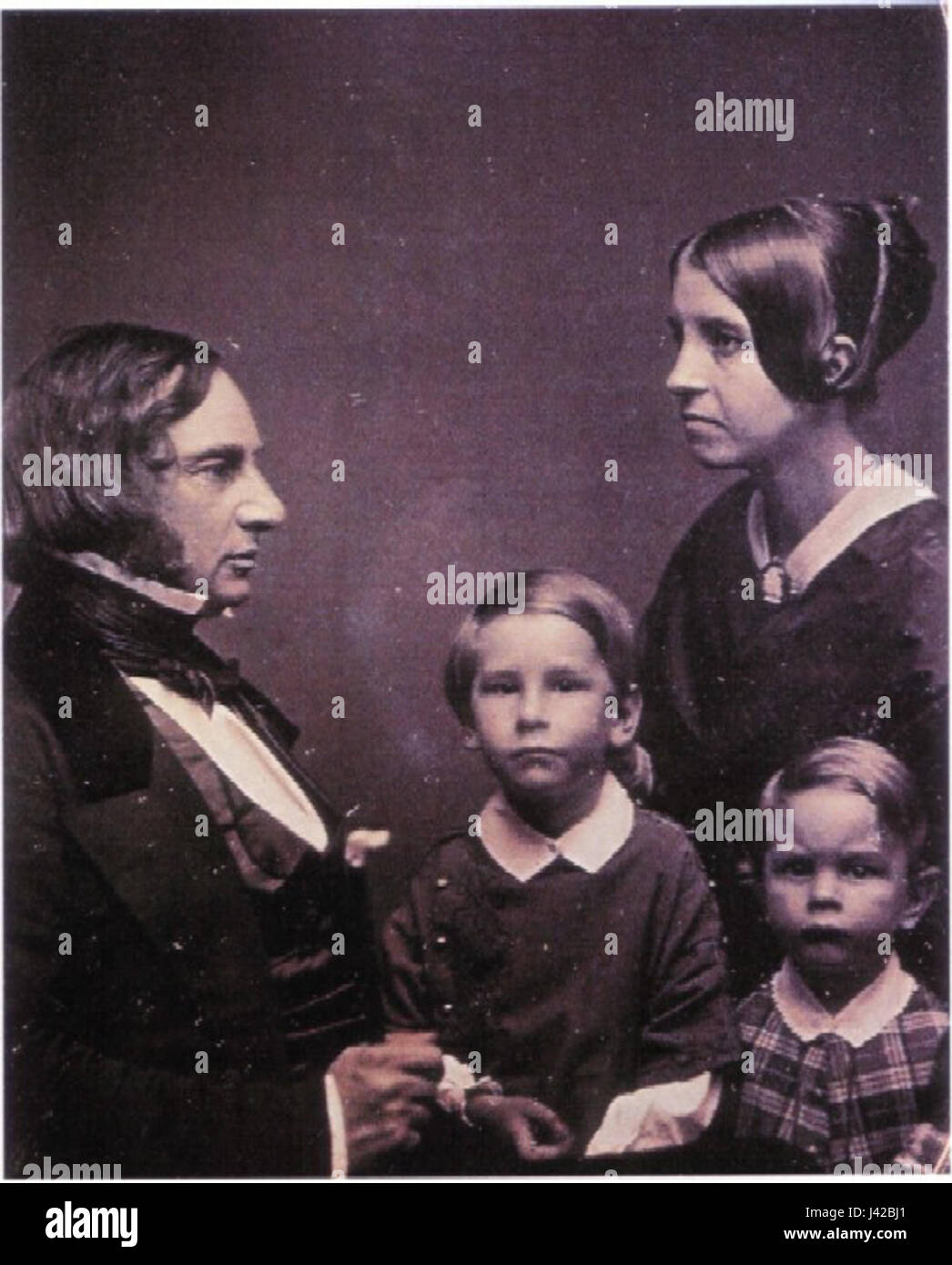 The Longfellow family refers to the prominent American family, most notably Henry Wadsworth Longfellow, the poet, and his descendants. The family has a significant place in American cultural and literary history. Stock Photo