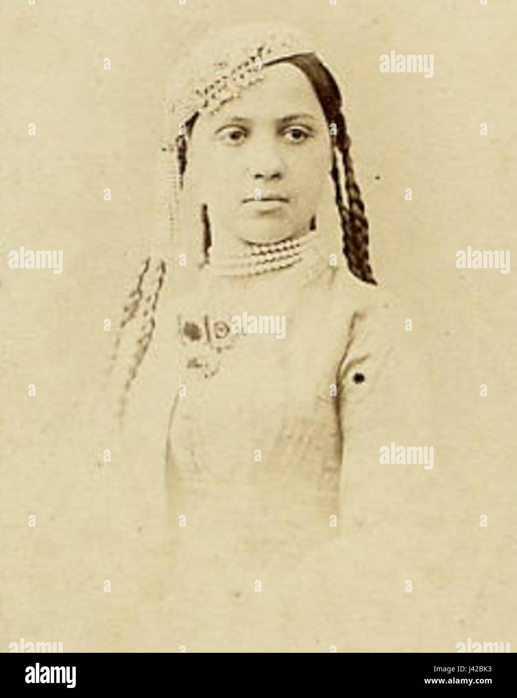 Maharanee Duleep Singh was an Indian princess, known for her connection to the British royal family and her life as an Indian noblewoman. She was the daughter of the last Maharaja of Punjab. Stock Photo