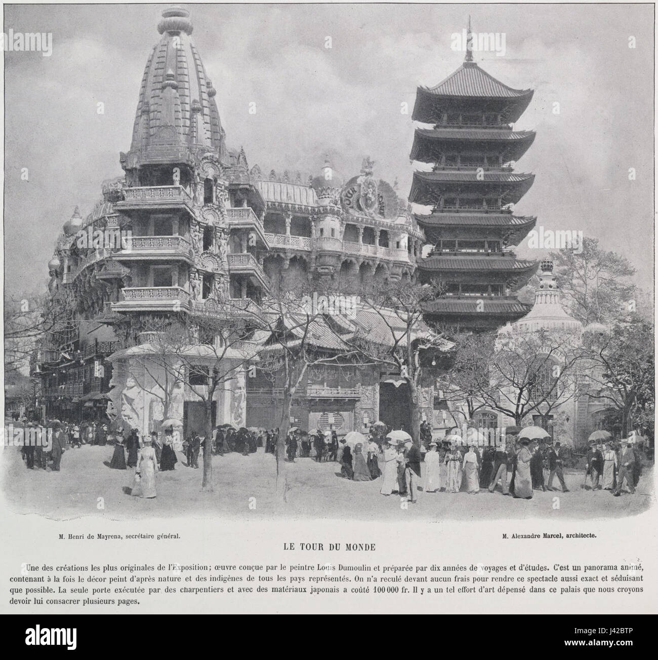 Tour du monde paris 1900 hi-res stock photography and images - Alamy