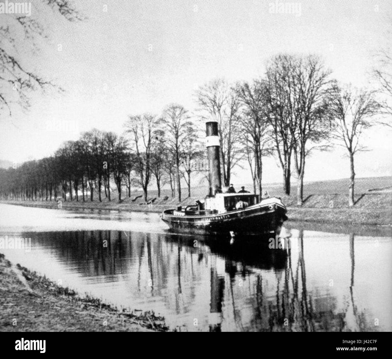 Ludwig Donau Main Kanal Schellneck Dampfer Hermann Martin 001 Stock Photo
