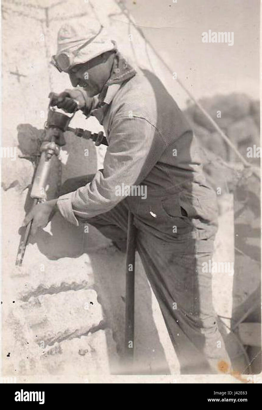 Luigi Del Bianco on Mount Rushmore Stock Photo