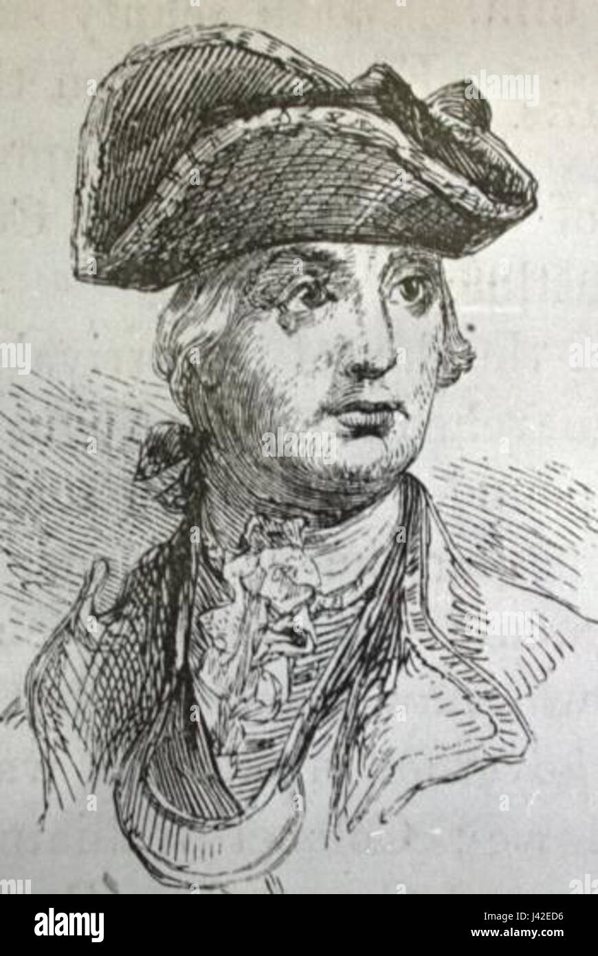 Howe Key A portrait of Major General Robert Howe, an important figure in ...
