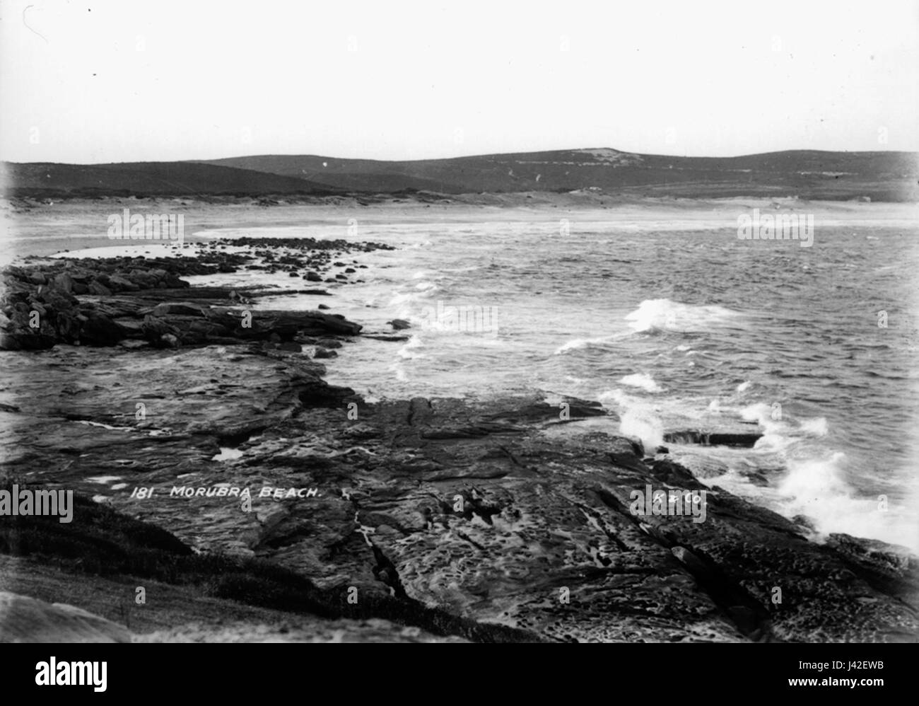 Maroubra Beach from The Powerhouse Museum Stock Photo