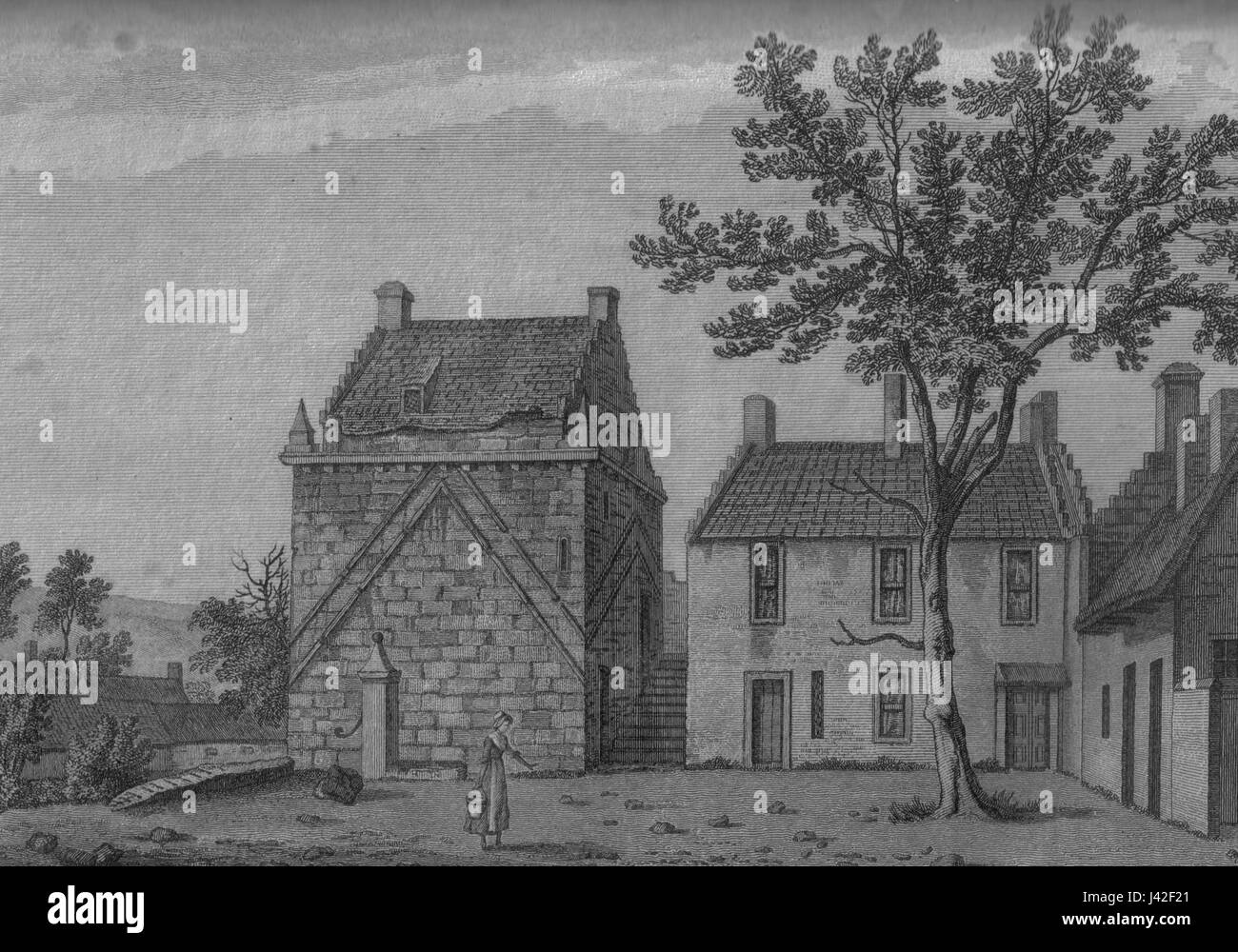 Mauchline Castle 1790 Ayrshire Stock Photo Alamy