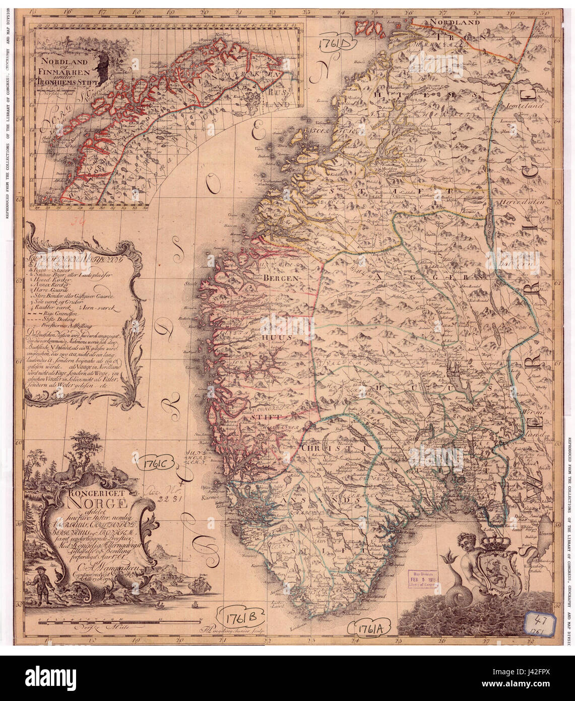 Map of norway hires stock photography and images Alamy