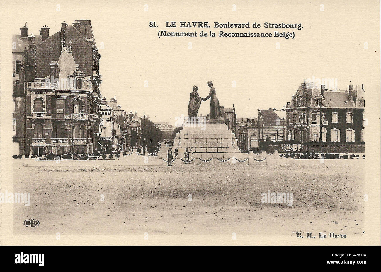 Le Havre Old Harbour Basin Coast Ingouville France Old Stereo