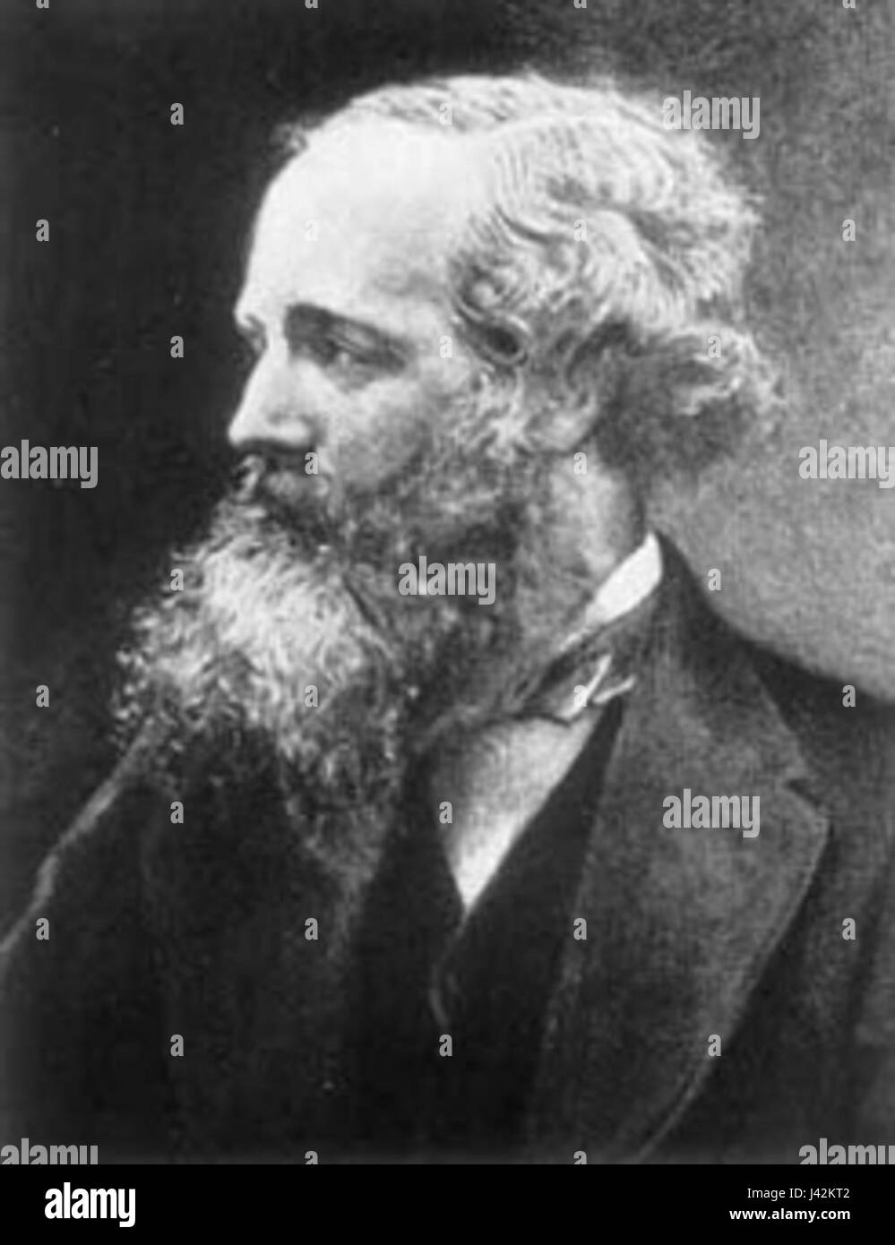 Maxwell James Clerk Stock Photo